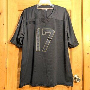 Men's Buffalo Bills Jersey Josh Allen 17 XL Black NFL Football Salute To Service